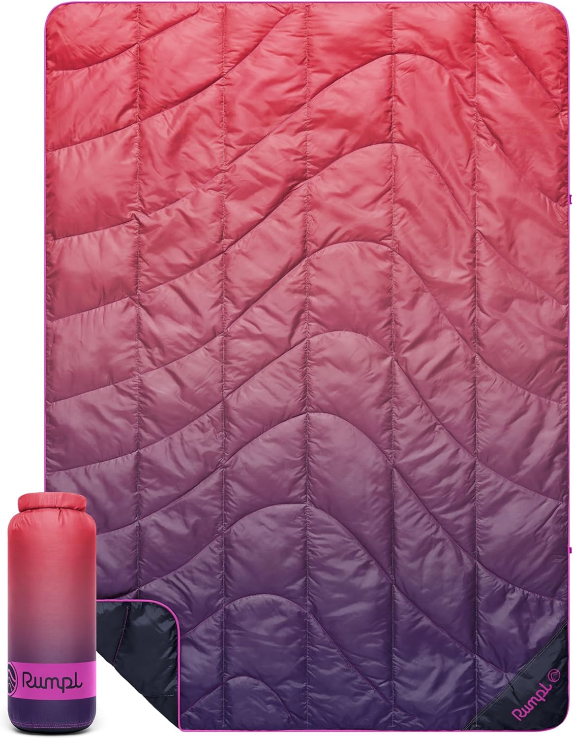 Travel Puffy Ultra-Packable Blanket, Deepwater