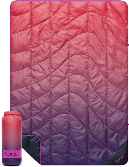 Travel Puffy Ultra-Packable Blanket, Deepwater