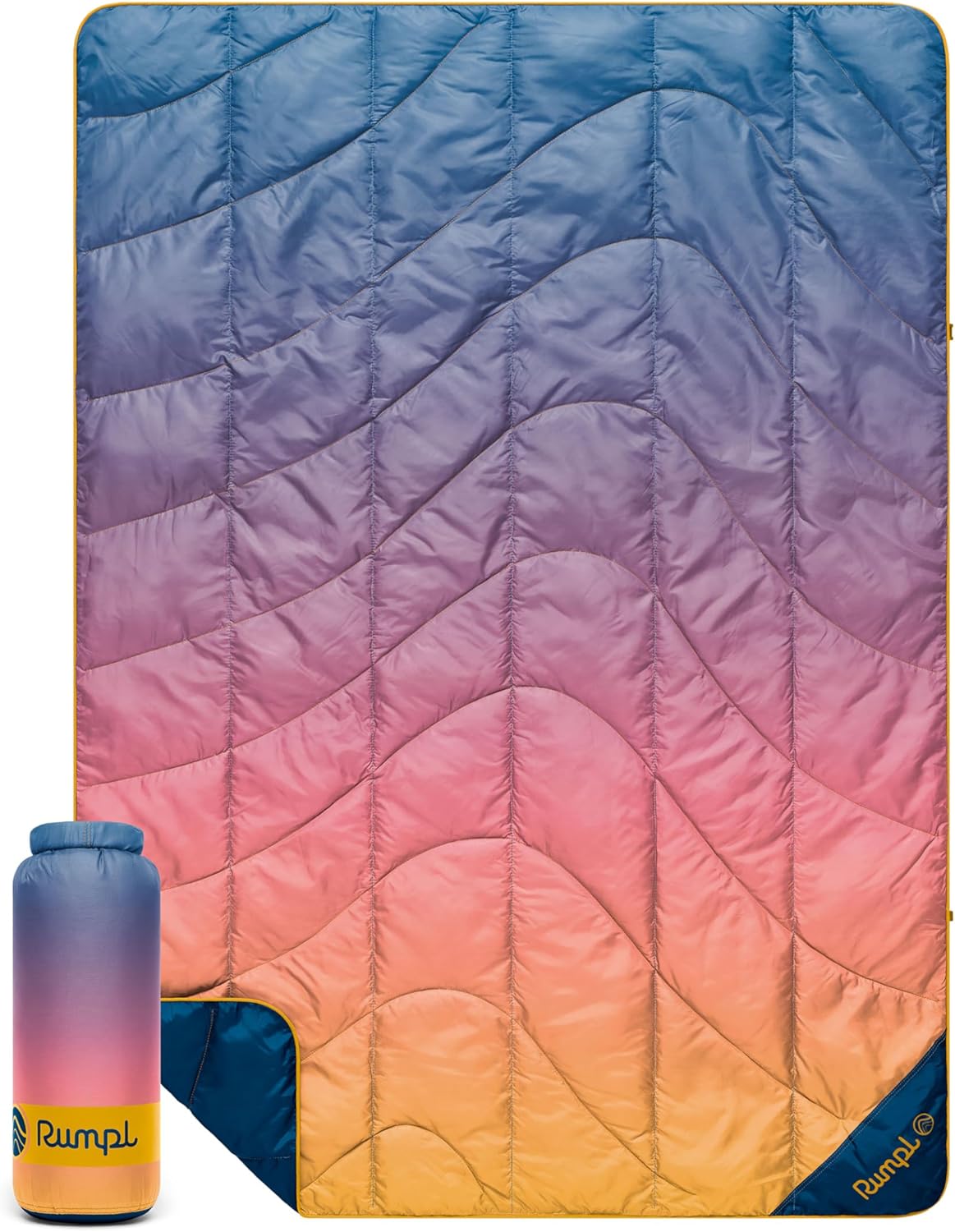 Travel Puffy Ultra-Packable Blanket, Deepwater