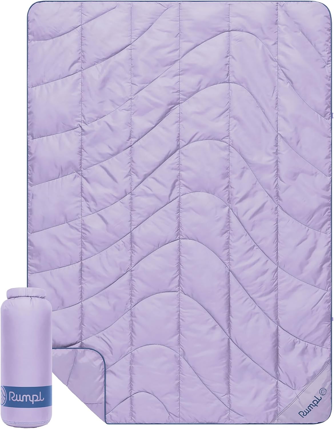 Travel Puffy Ultra-Packable Blanket, Deepwater