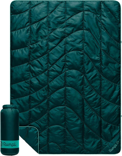 Travel Puffy Ultra-Packable Blanket, Deepwater