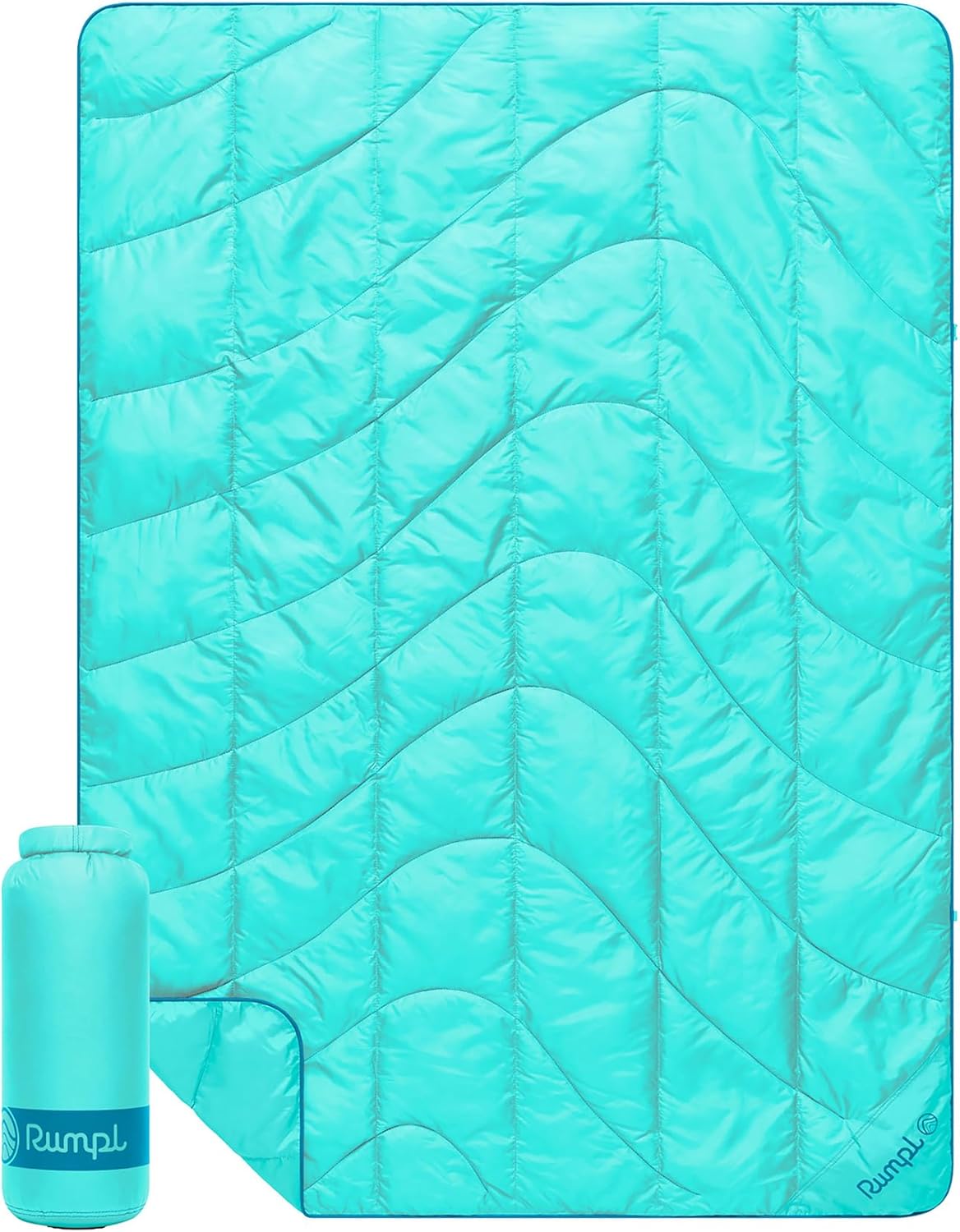 Travel Puffy Ultra-Packable Blanket, Deepwater