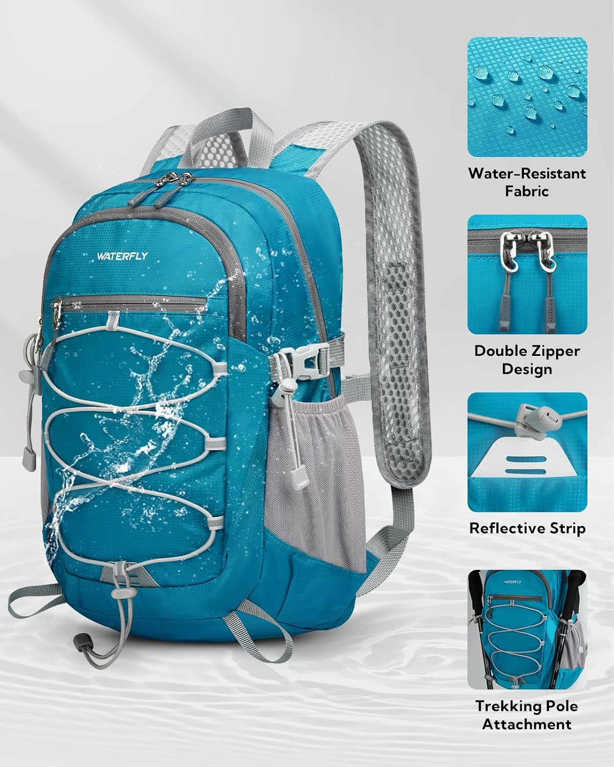 Small Lightweight Packable Backpack, Mini Foldable Travel Daypack