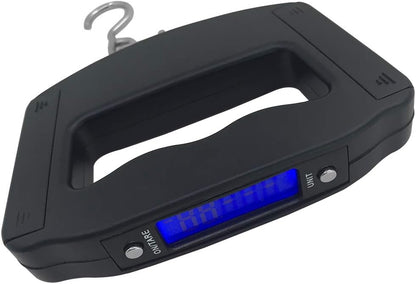 50Kg 10g Luggage Weight Scale, LCD Luggage Scale Travel Digital, Fish Scale, Home Electronic Portable Hanging Weight Hook Travel Luggage Scale