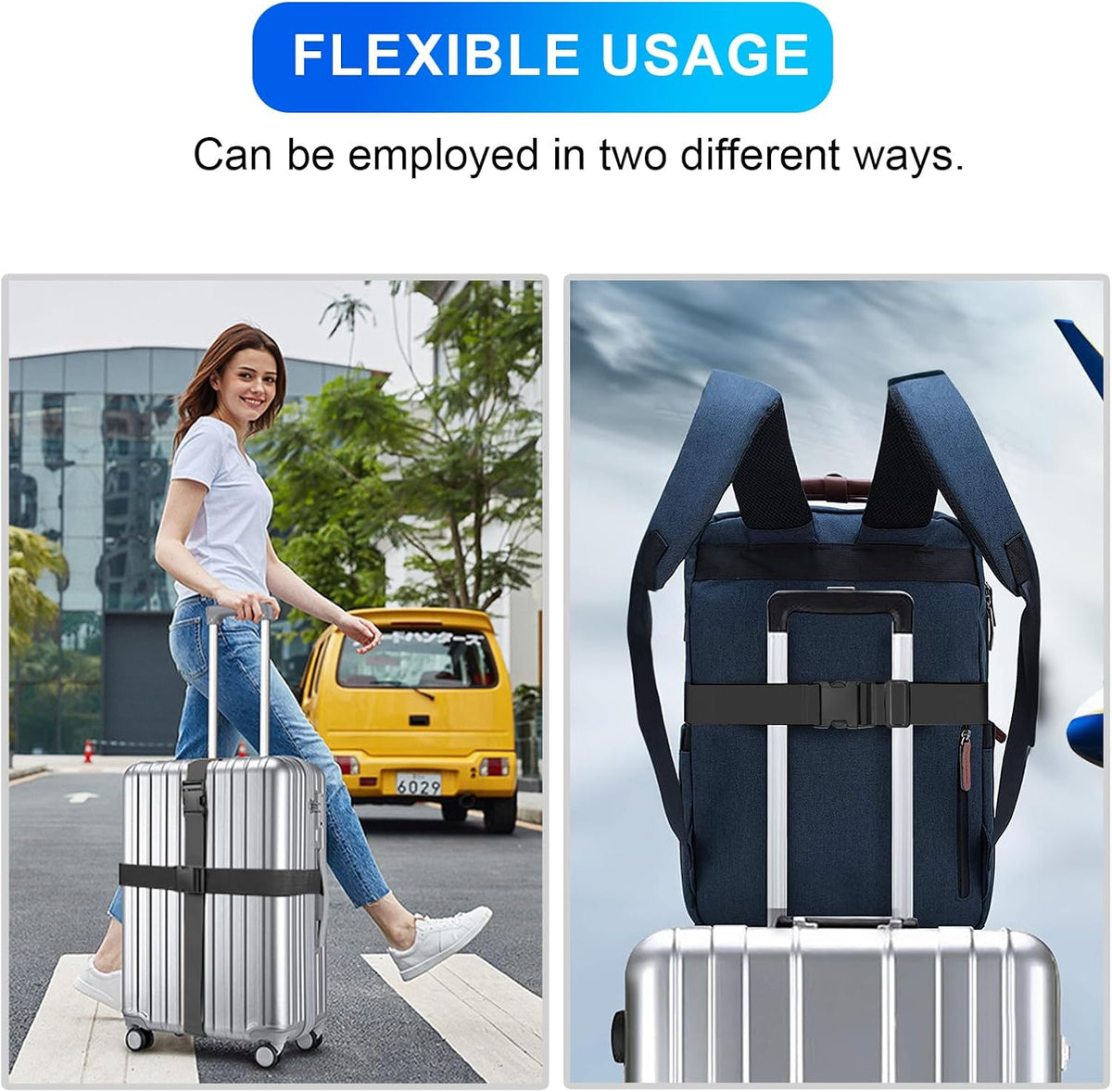Luggage Straps for Suitcases TSA Approved, Travel Belt Suitcase Belt, Suitcase Straps TSA Approved, Luggage Belt Strap TSA Approved, Travel Straps for Luggage, Luggage Band Bag Straps 4 Pack