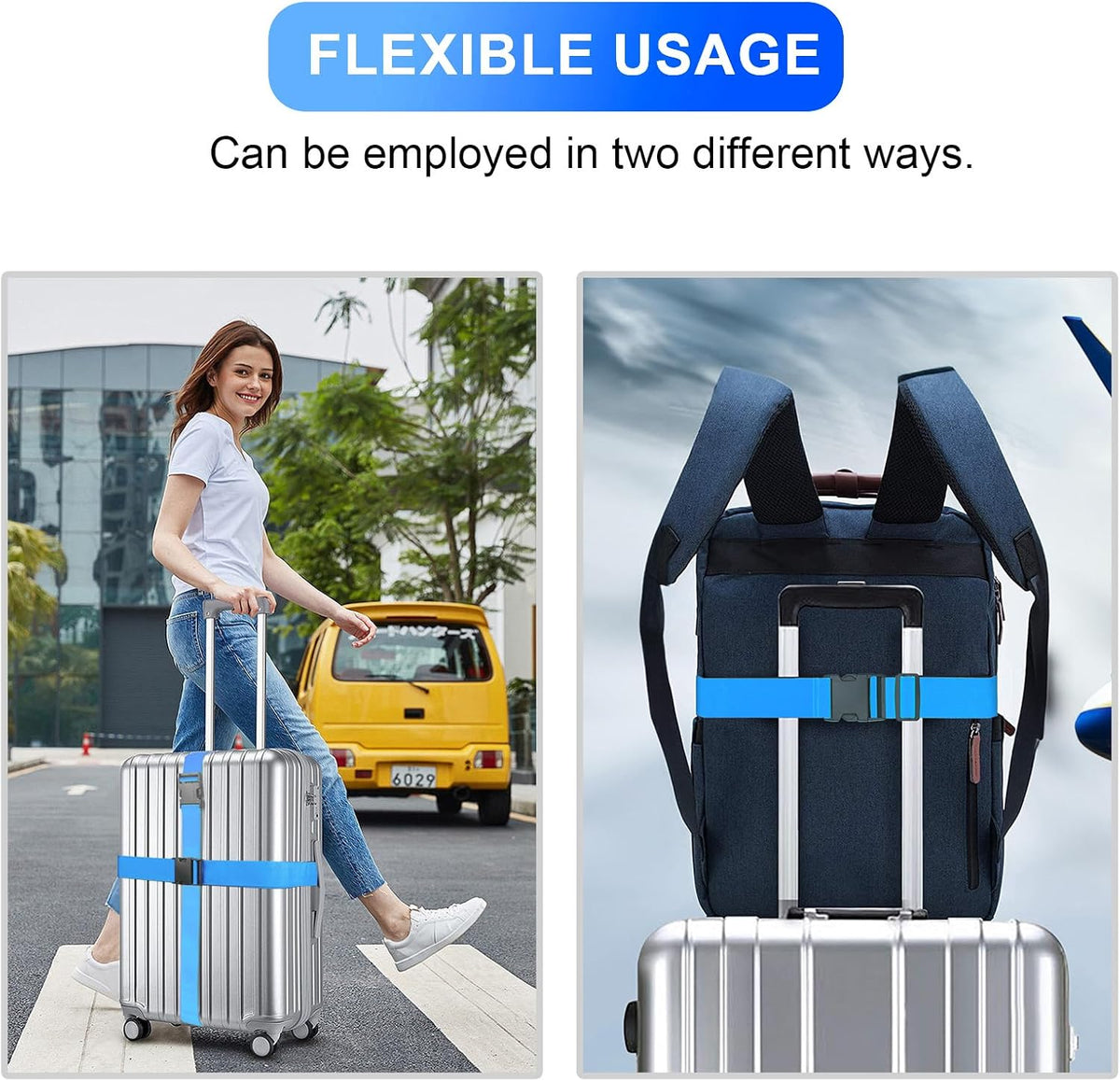Luggage Straps for Suitcases TSA Approved, Travel Belt Suitcase Belt, Suitcase Straps TSA Approved, Luggage Belt Strap TSA Approved, Travel Straps for Luggage, Luggage Band Bag Straps 4 Pack