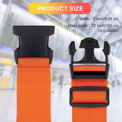 Luggage Straps for Suitcases TSA Approved, Travel Belt Suitcase Belt, Suitcase Straps TSA Approved, Luggage Belt Strap TSA Approved, Travel Straps for Luggage, Luggage Band Bag Straps 4 Pack