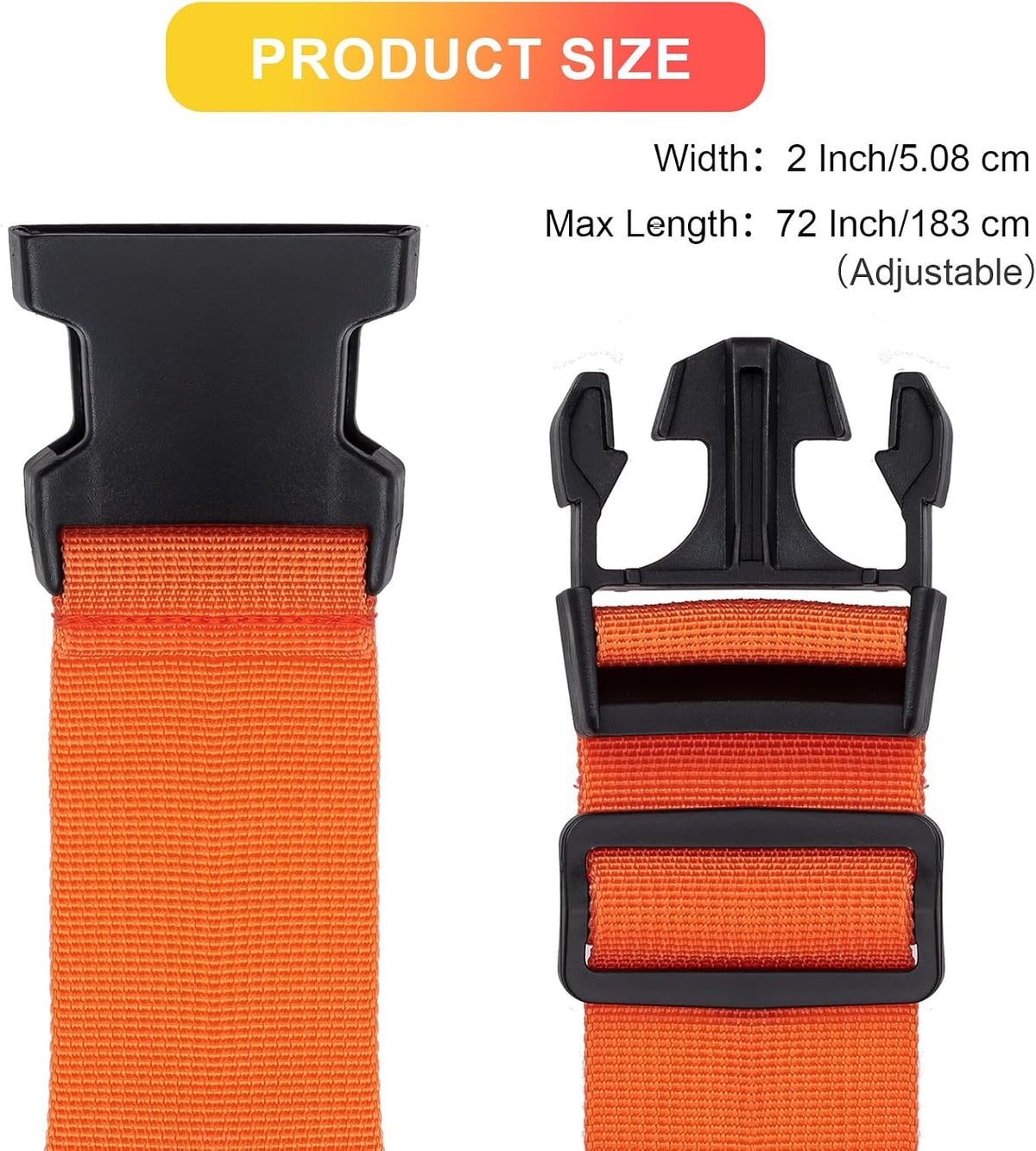 Luggage Straps for Suitcases TSA Approved, Travel Belt Suitcase Belt, Suitcase Straps TSA Approved, Luggage Belt Strap TSA Approved, Travel Straps for Luggage, Luggage Band Bag Straps 4 Pack