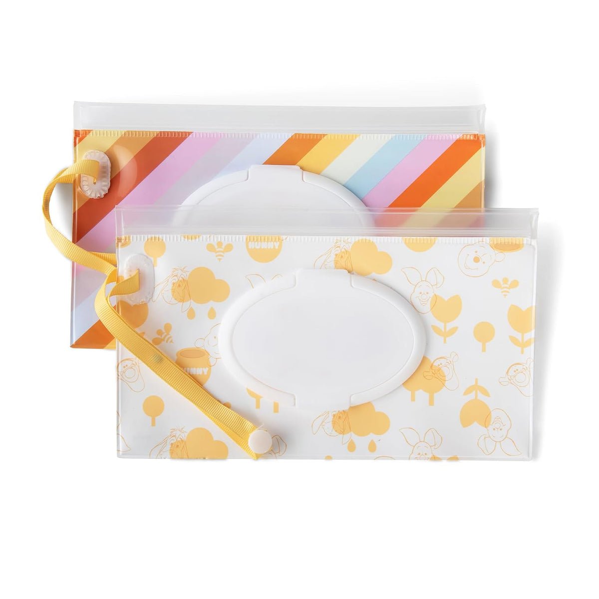 J.L. Childress Disney Baby Reusable Wet Wipes Case 2 Pack, Princess