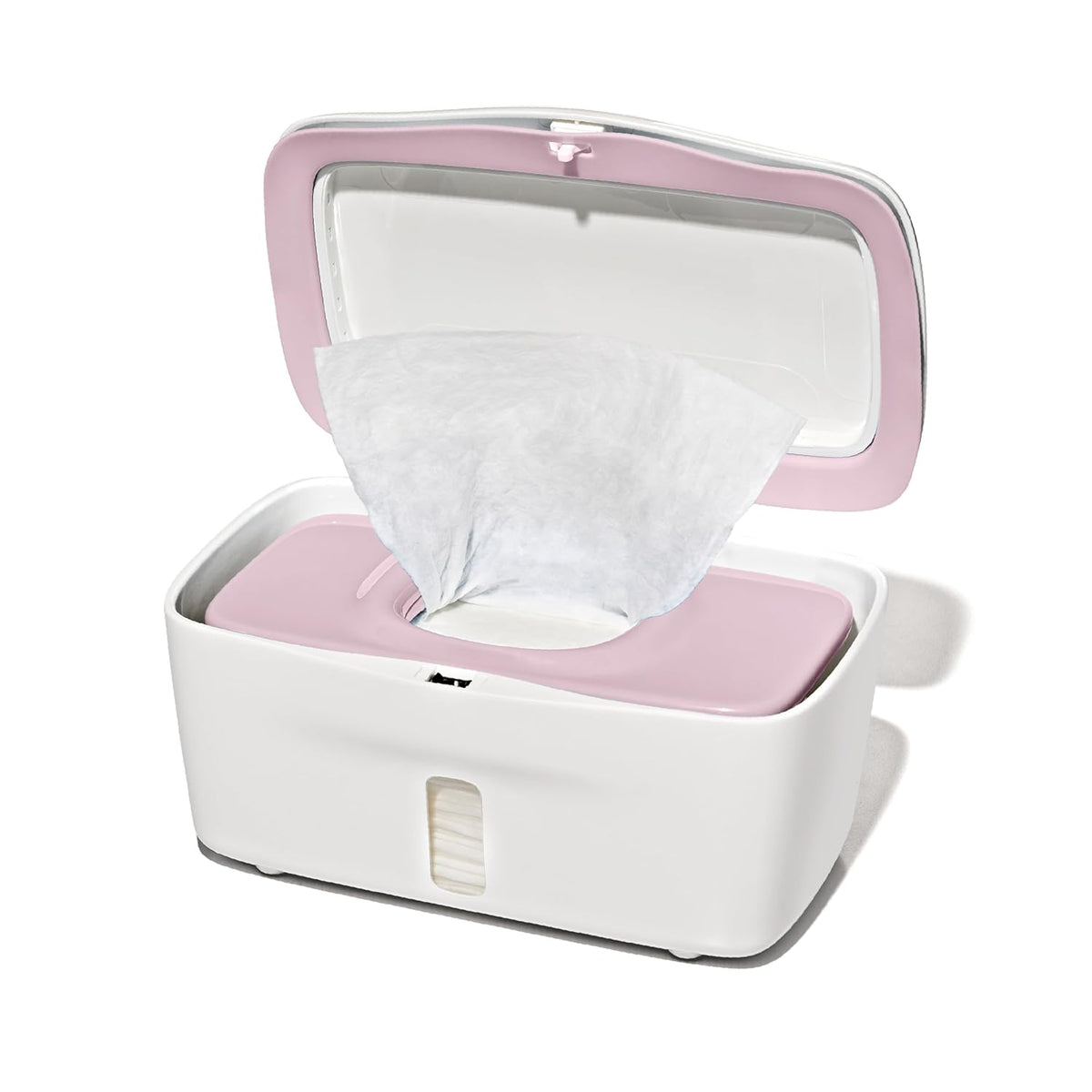 Perfect Pull Baby Wipes Dispenser, Refillable Wipe Holder, Gray