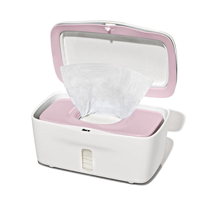 Perfect Pull Baby Wipes Dispenser, Refillable Wipe Holder, Gray