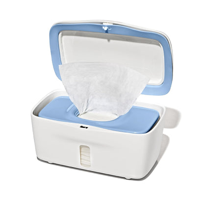 Perfect Pull Baby Wipes Dispenser, Refillable Wipe Holder, Gray