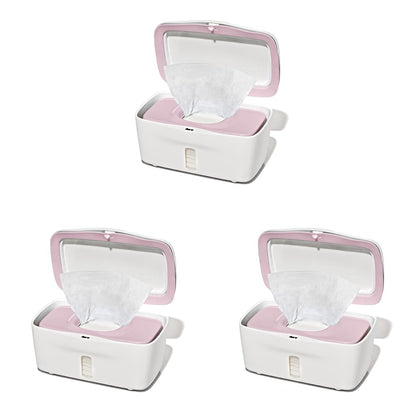 Perfect Pull Baby Wipes Dispenser, Refillable Wipe Holder, Gray