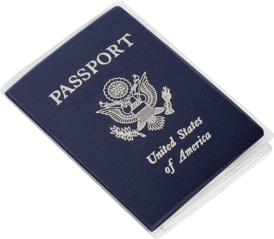 Passport Covers Protector Case for Travel, Clear, 5 Pack
