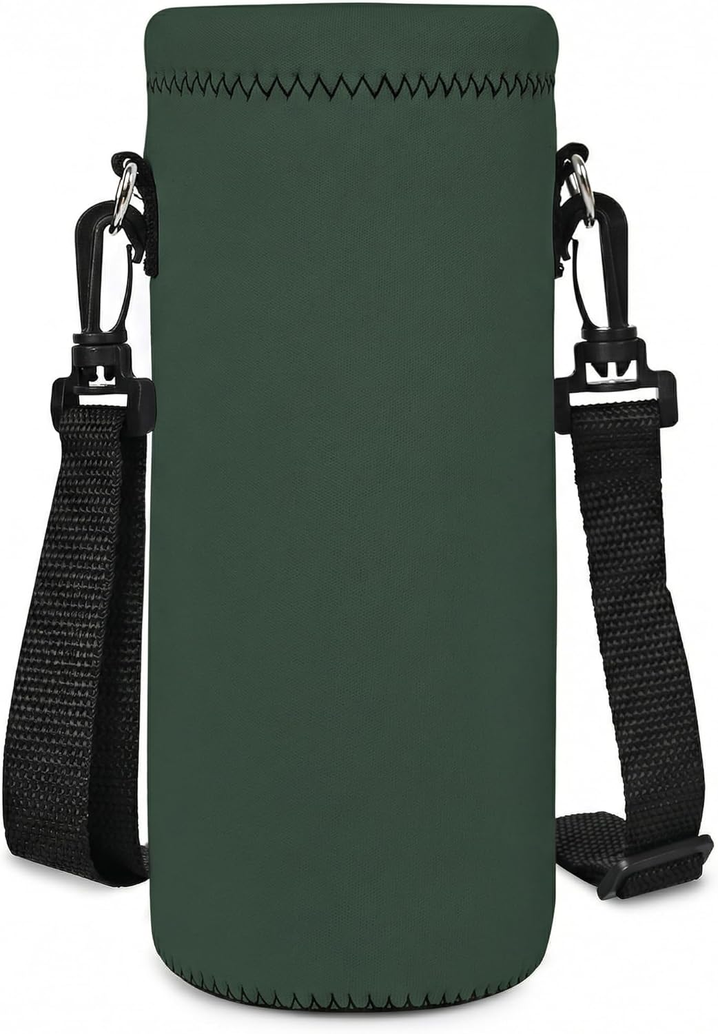Water Bottle Sling Bag Carrier Crossbody Sleeve,Insulated Neoprene Bottle Case Holder Pouch Cover 500ML/17oz with Shoulder Strap for Walking Women Men