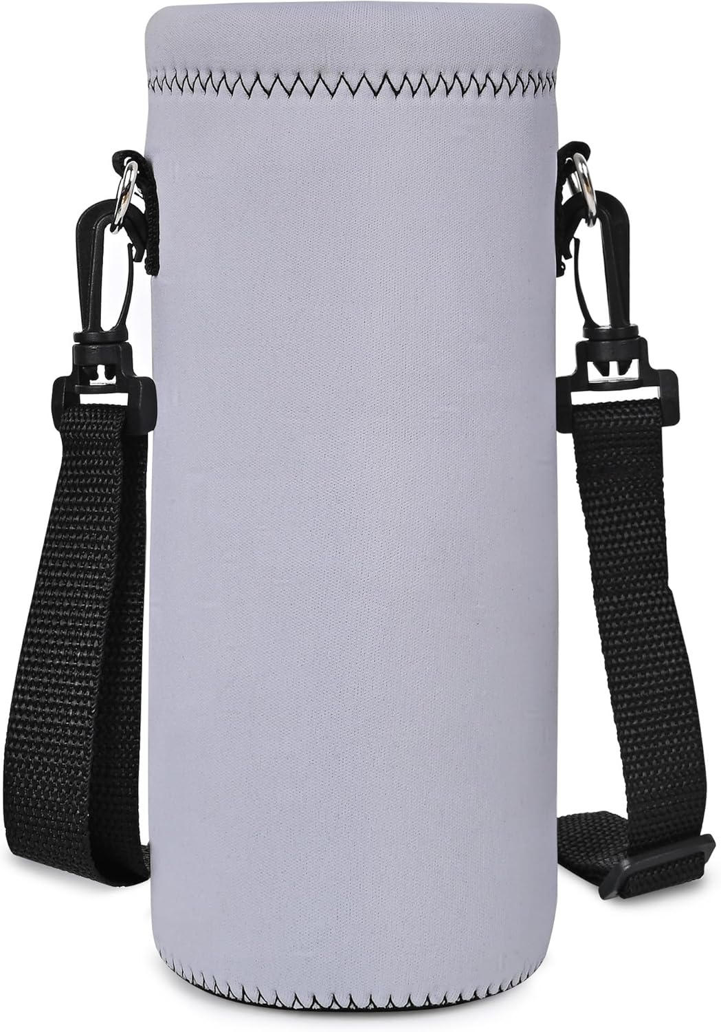 Water Bottle Sling Bag Carrier Crossbody Sleeve,Insulated Neoprene Bottle Case Holder Pouch Cover 500ML/17oz with Shoulder Strap for Walking Women Men