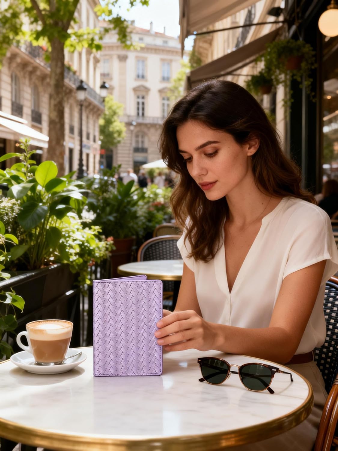 Passport Holder, Slim Travel Wallet RFID Blocking Card Case Cover