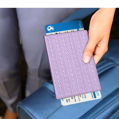 Passport Holder, Slim Travel Wallet RFID Blocking Card Case Cover