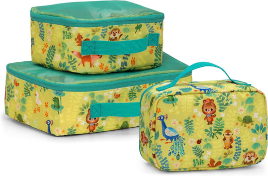 Kids JoJo the Bear's Travel Adventure, Jungle, Packing Cube Set