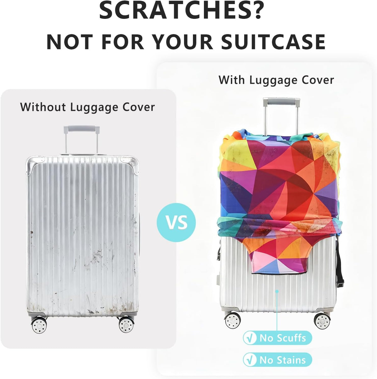 Travelkin Luggage Covers For Suitcase Tsa Approved Suitcase Cover Protector