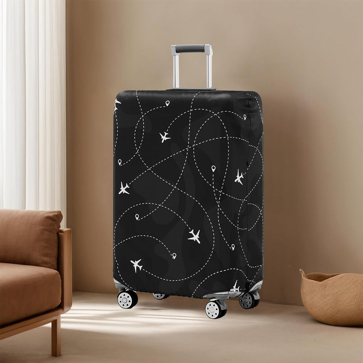 Travelkin Luggage Covers For Suitcase Tsa Approved Suitcase Cover Protector