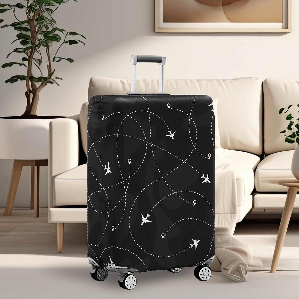 Travelkin Luggage Covers For Suitcase Tsa Approved Suitcase Cover Protector