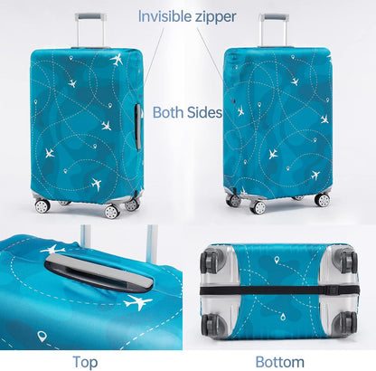 Travelkin Luggage Covers For Suitcase Tsa Approved Suitcase Cover Protector