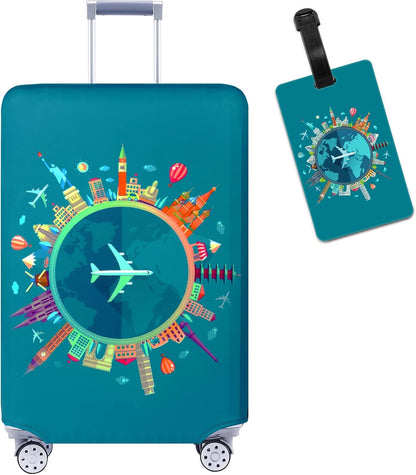 Travelkin Luggage Covers For Suitcase Tsa Approved Suitcase Cover Protector