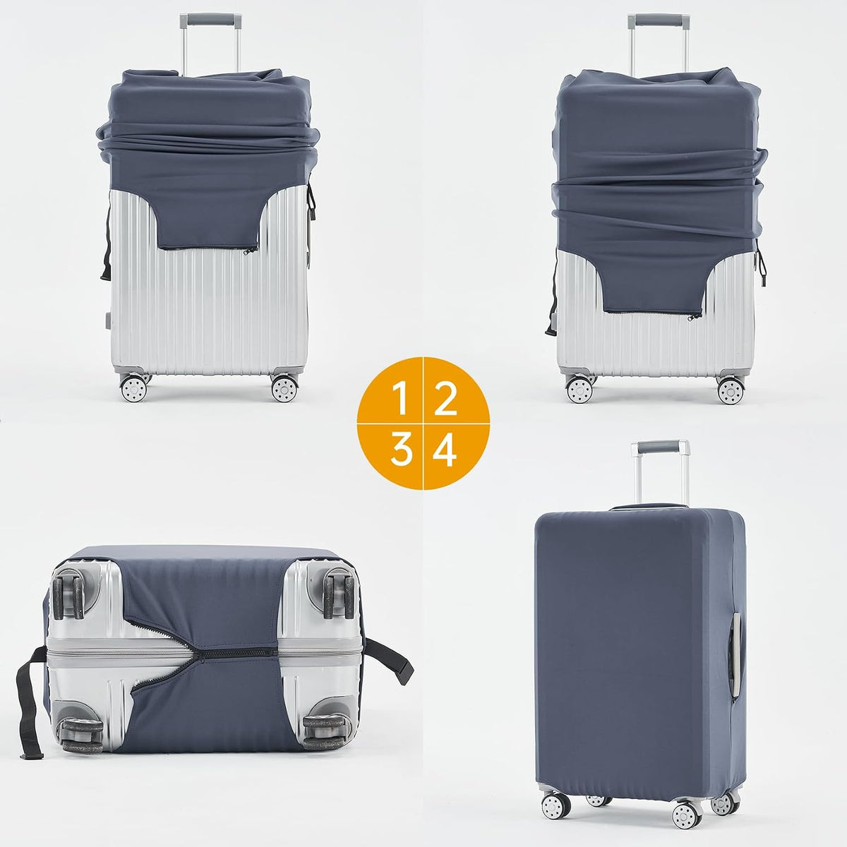 Travelkin Luggage Covers For Suitcase Tsa Approved Suitcase Cover Protector