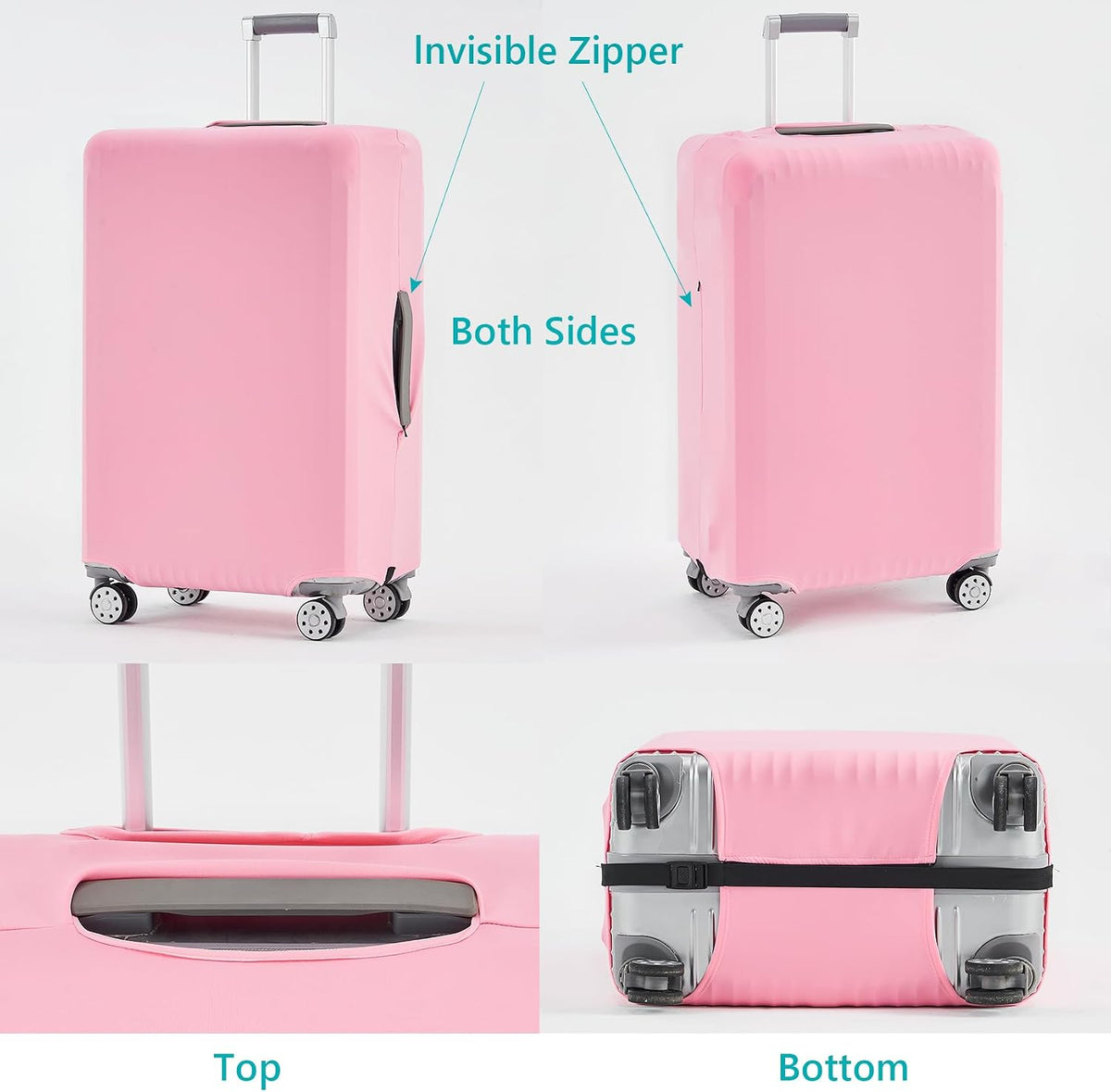 Travelkin Luggage Covers For Suitcase Tsa Approved Suitcase Cover Protector