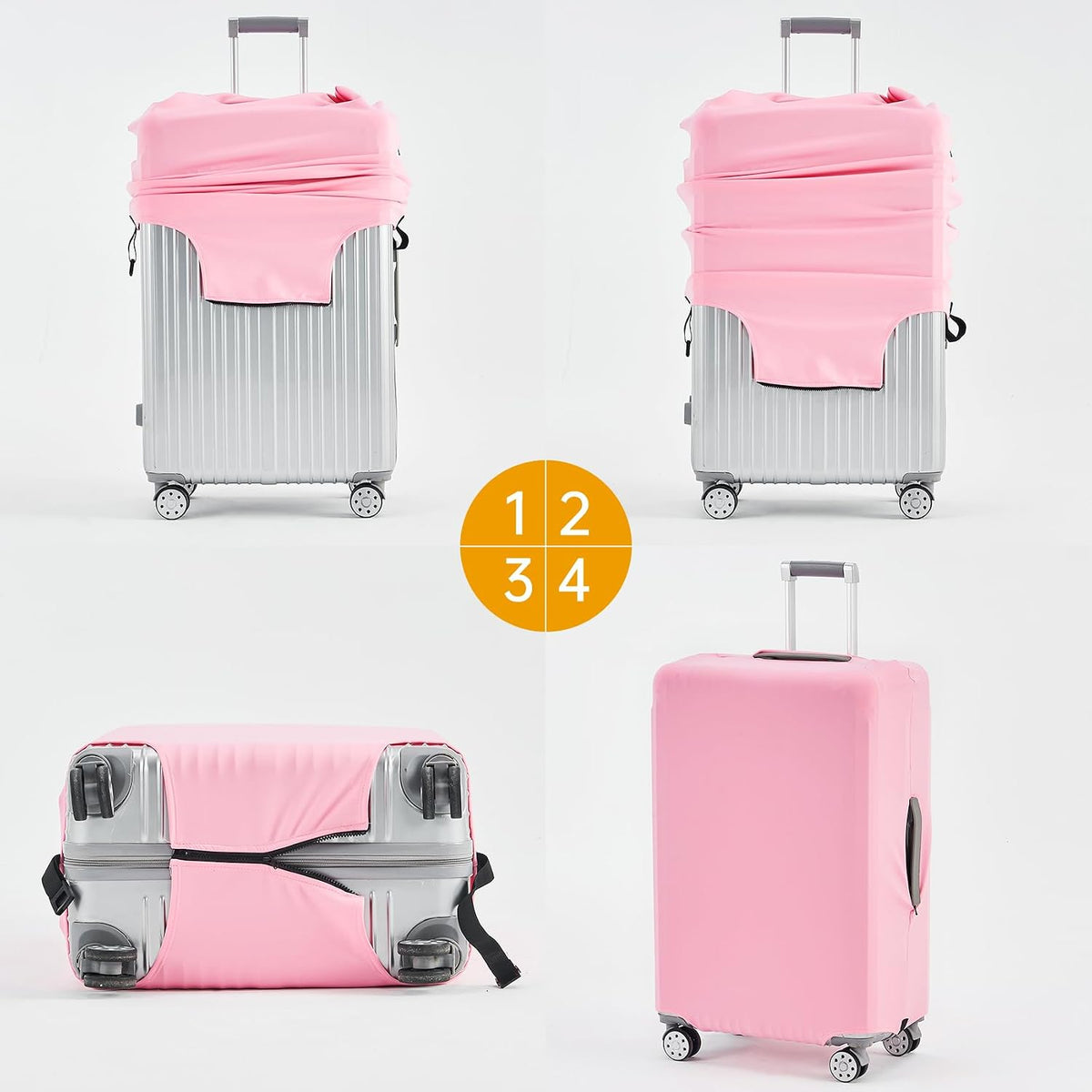 Travelkin Luggage Covers For Suitcase Tsa Approved Suitcase Cover Protector