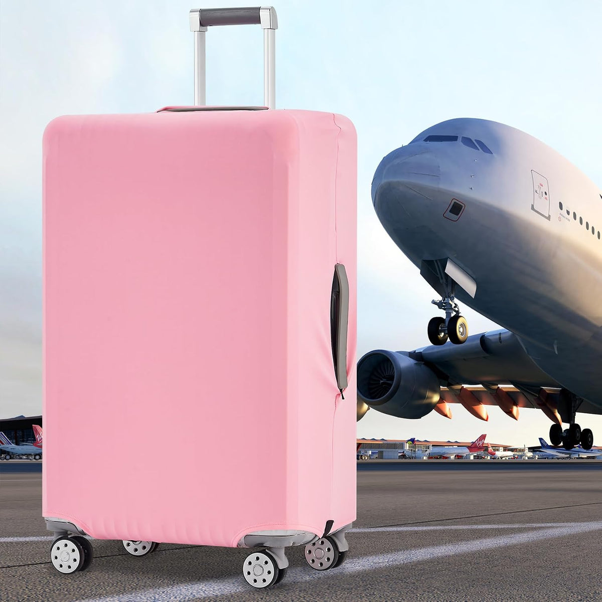 Travelkin Luggage Covers For Suitcase Tsa Approved Suitcase Cover Protector