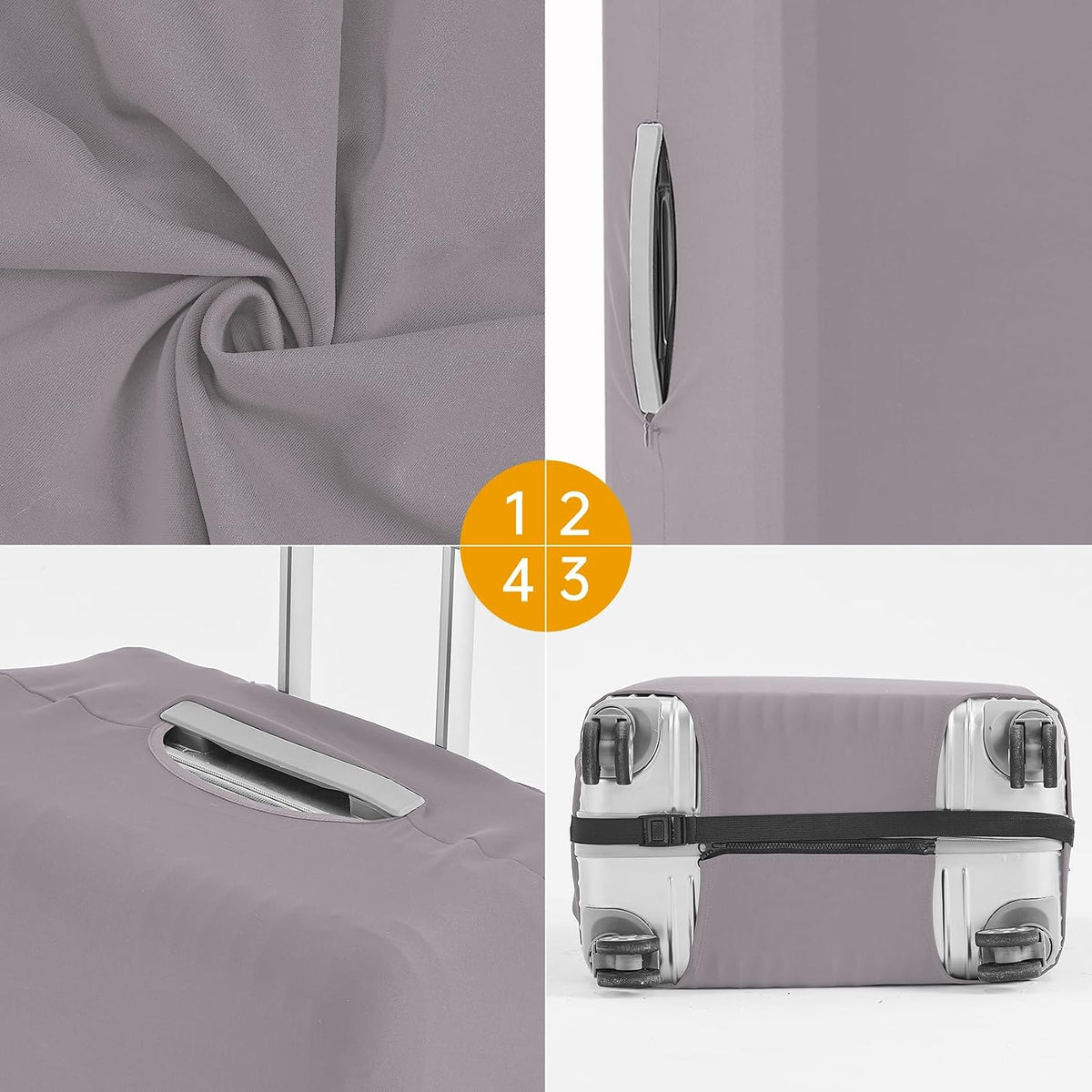 Travelkin Luggage Covers For Suitcase Tsa Approved Suitcase Cover Protector