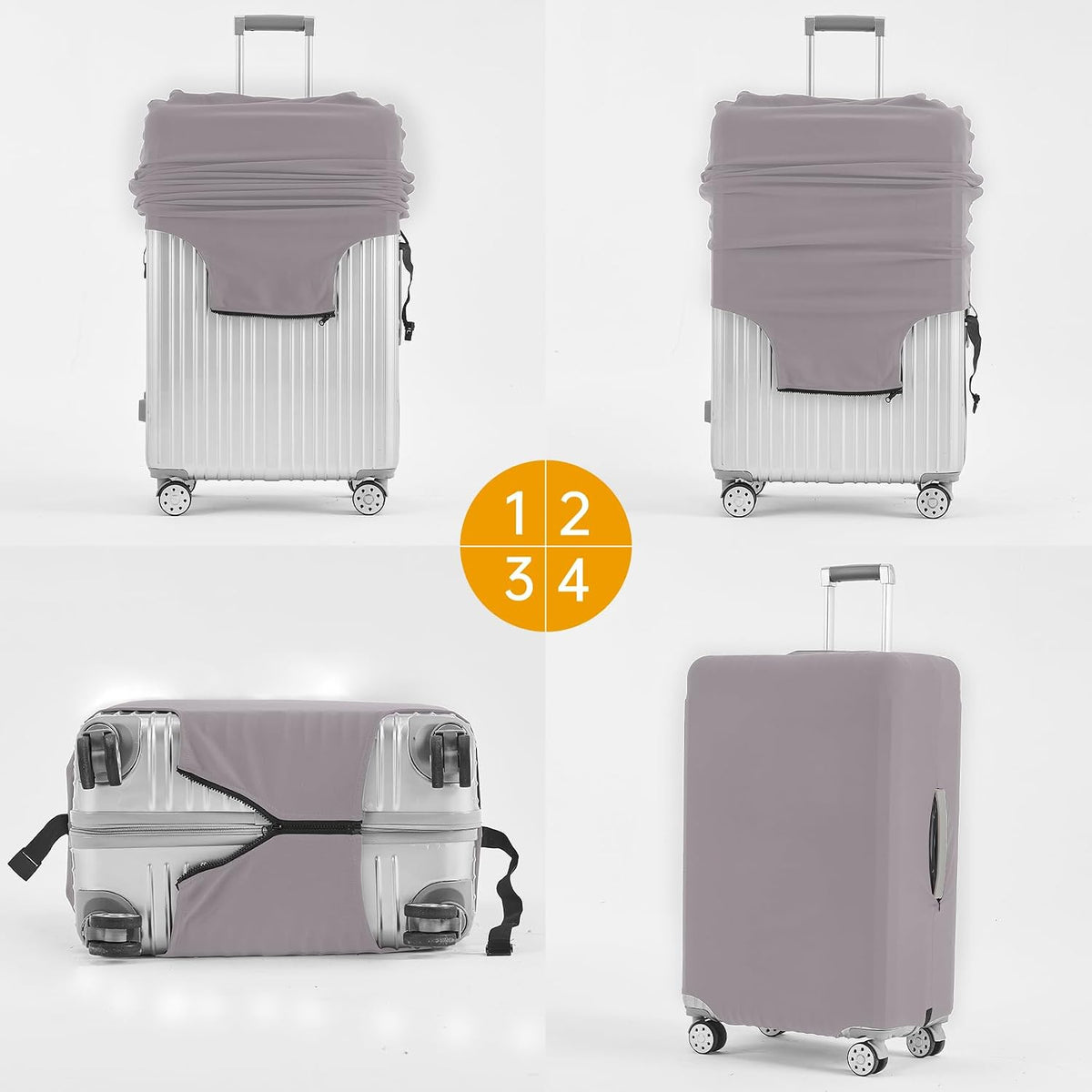 Travelkin Luggage Covers For Suitcase Tsa Approved Suitcase Cover Protector