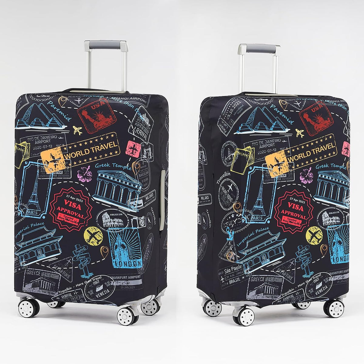 Travelkin Luggage Covers For Suitcase Tsa Approved Suitcase Cover Protector