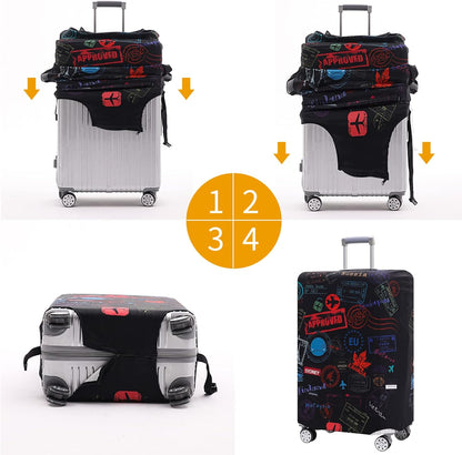 Travelkin Luggage Covers For Suitcase Tsa Approved Suitcase Cover Protector