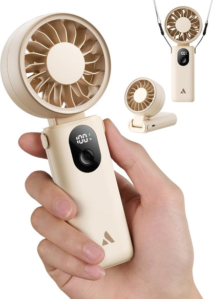Mighty Portable Handheld Fan | 20H Max Cooling | 3 Flexible Modes