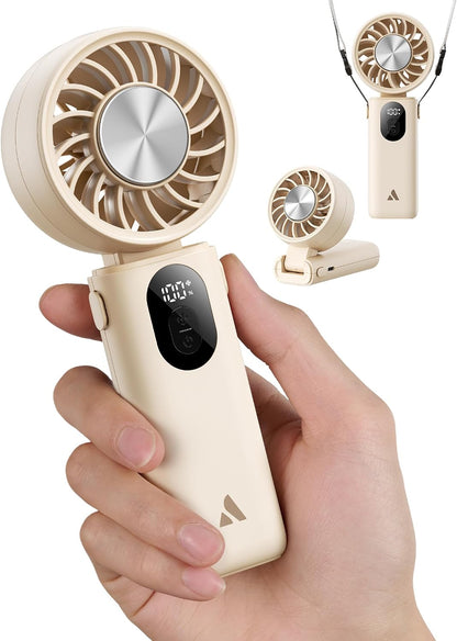 Mighty Portable Handheld Fan | 20H Max Cooling | 3 Flexible Modes