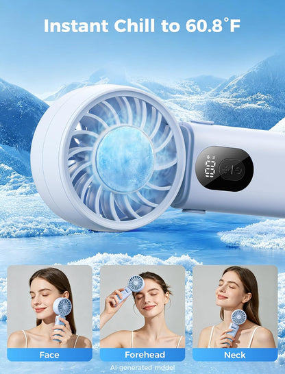 Mighty Portable Handheld Fan | 20H Max Cooling | 3 Flexible Modes