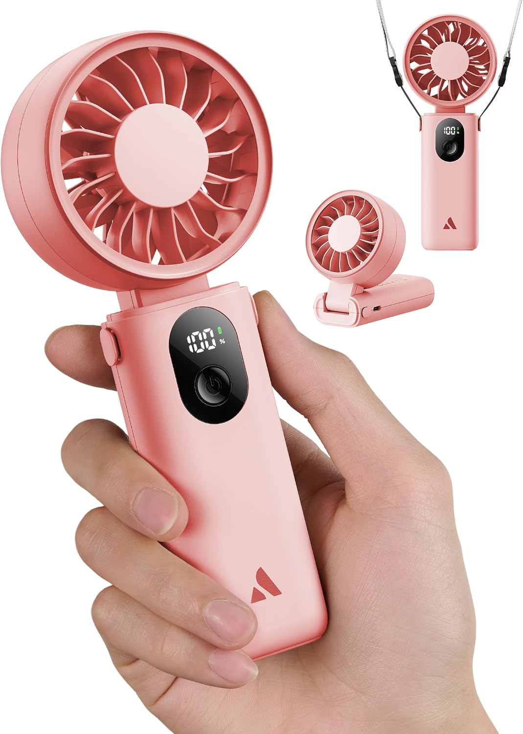 Mighty Portable Handheld Fan | 20H Max Cooling | 3 Flexible Modes