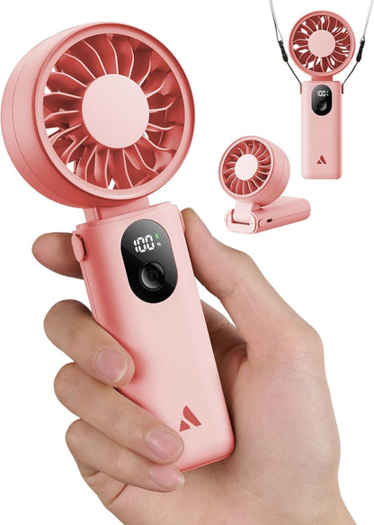 Mighty Portable Handheld Fan | 20H Max Cooling | 3 Flexible Modes
