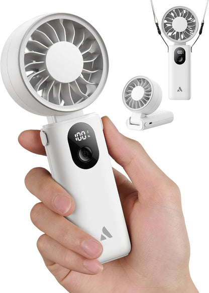 Mighty Portable Handheld Fan | 20H Max Cooling | 3 Flexible Modes