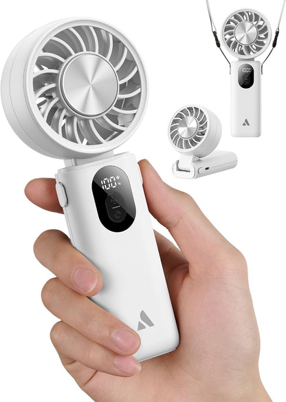Mighty Portable Handheld Fan | 20H Max Cooling | 3 Flexible Modes