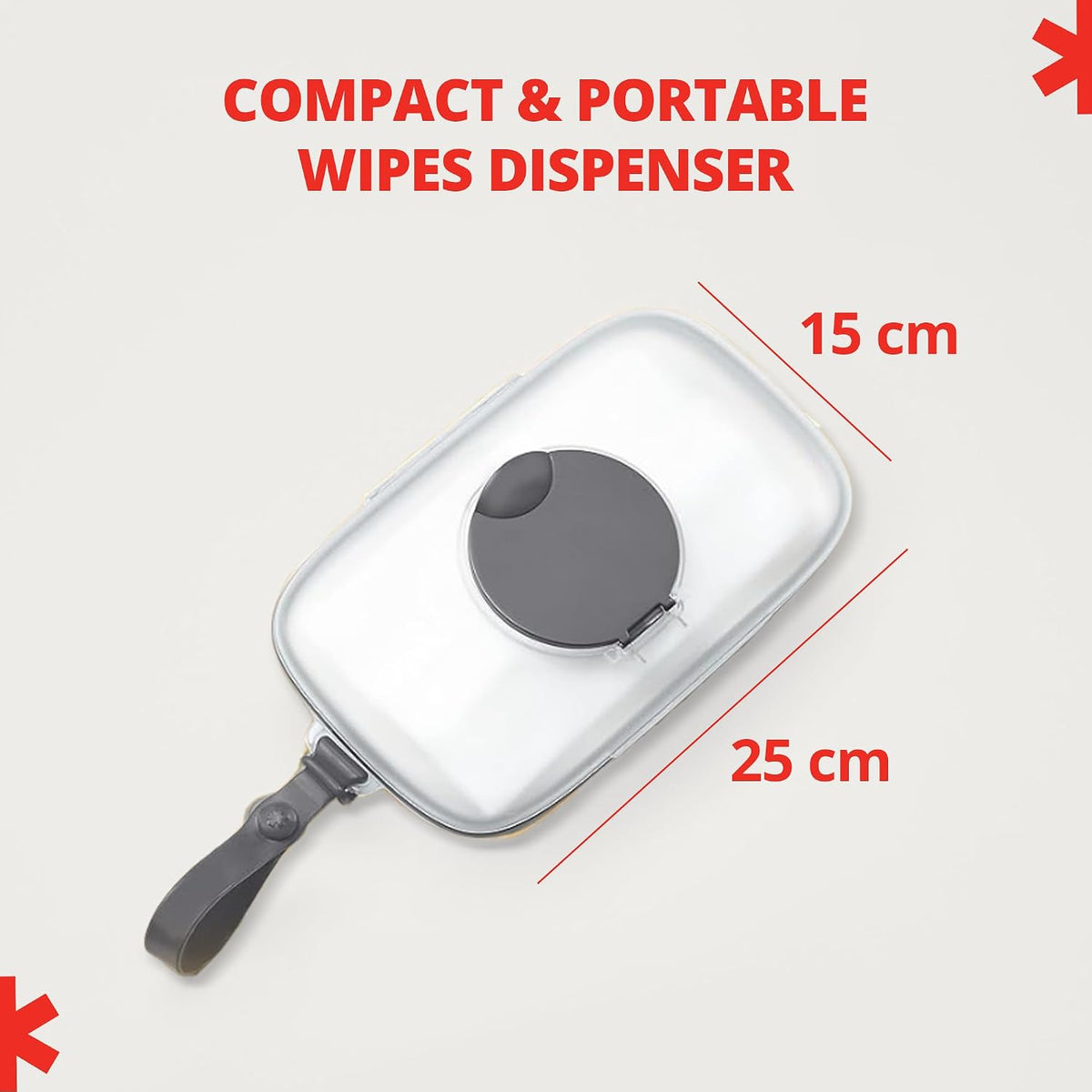 On-The-Grab & Go Wipes Case Dispenser Blush