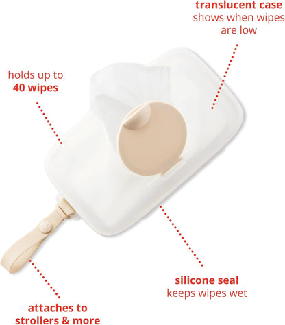 On-The-Grab & Go Wipes Case Dispenser Blush