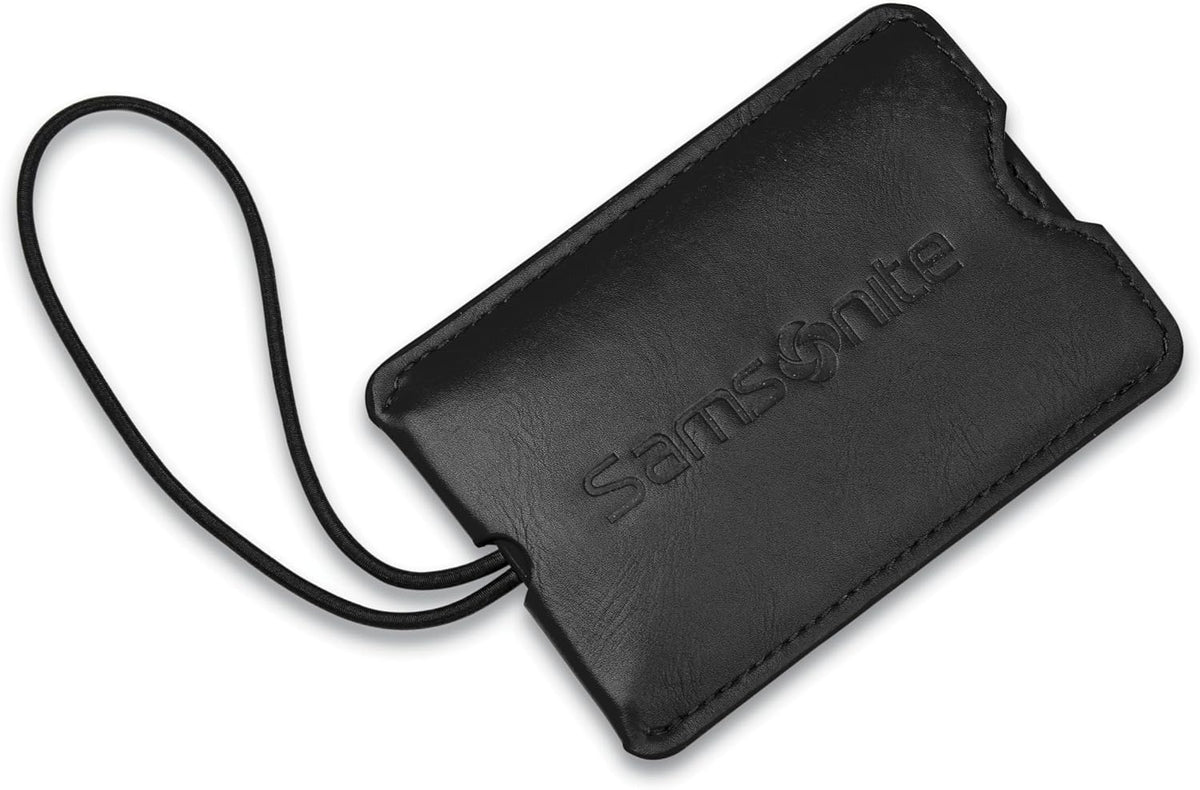 2-Pack Vinyl ID Tags, Black