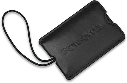 2-Pack Vinyl ID Tags, Black