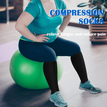 Compression Socks for Women and Men 4 Pairs, Mild Support