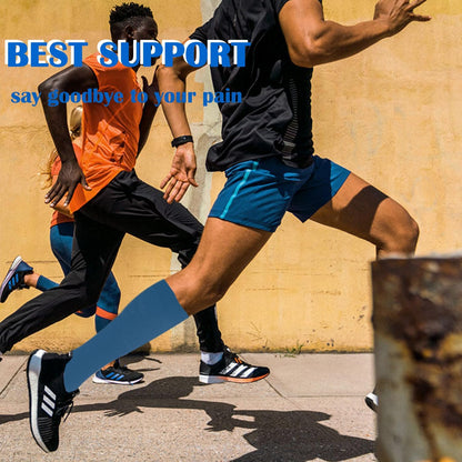 Compression Socks for Women and Men 4 Pairs, Mild Support