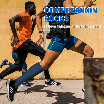 Compression Socks for Women and Men 4 Pairs, Mild Support